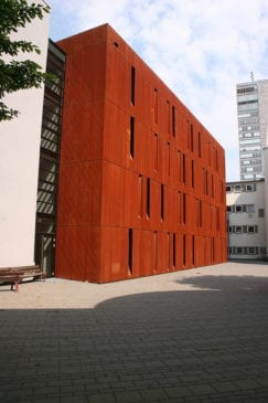 682px Corten Stahl Cor Ten Steel Museum history town Essen Germany