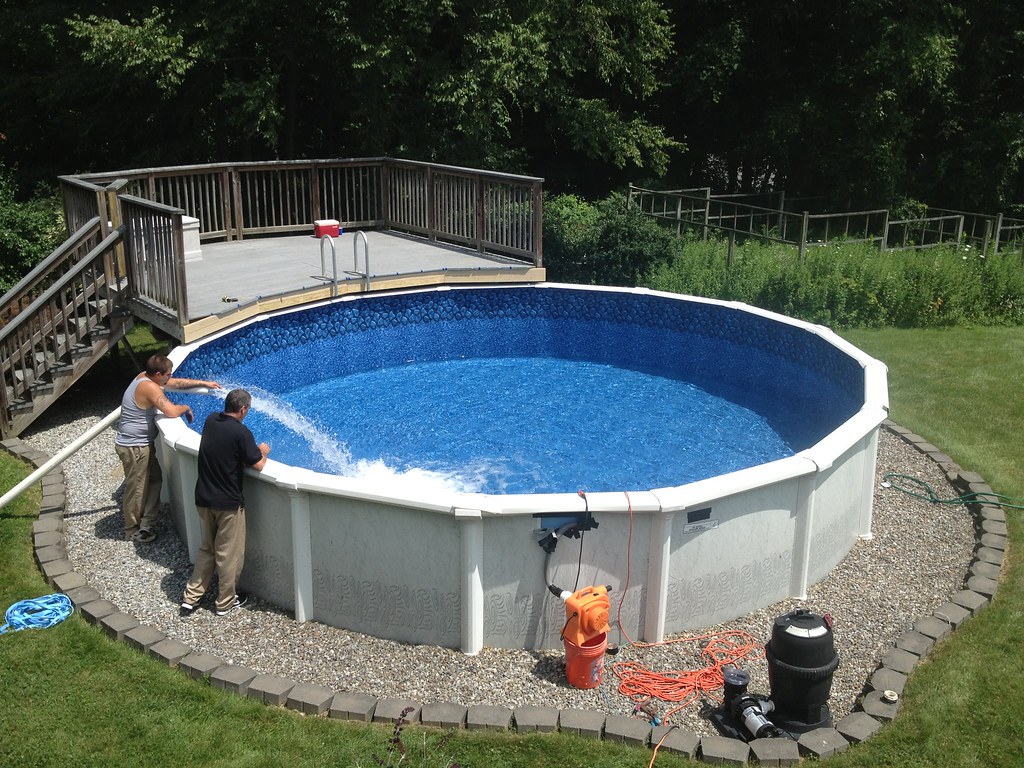 build your own above ground pool